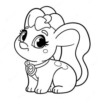 Palace Pets Coloring Pages