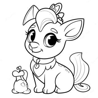 Adorable Palace Pets Coloring Page 49352-10791