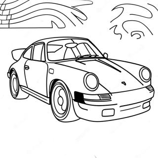 Porsche Coloring Pages