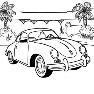Classic Porsche 356 Coloring Page 49521-10842