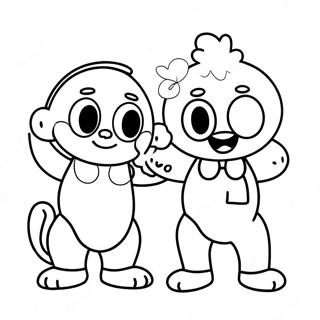 Gumball And Darwin Adventure Coloring Page 49602-10850