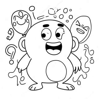 Funny Meme Characters Coloring Page 49785-10891