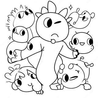 Funny Meme Characters Coloring Page 49785-10892