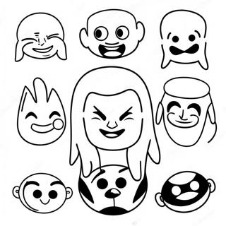 Popular Meme Faces Coloring Page 49786-10893