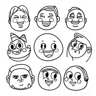 Popular Meme Faces Coloring Page 49786-10894