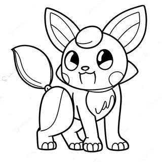 Fierce Umbreon Ready To Battle Coloring Page 49899-10925