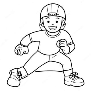 Cool Dad Playing Sports Coloring Page 50264-11002