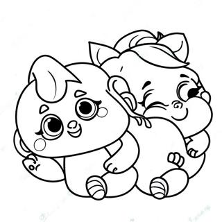 Sleepy Cry Babies Napping Coloring Page 50642-11088