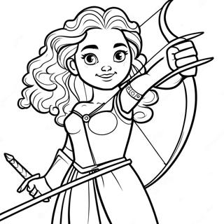 Merida Coloring Pages