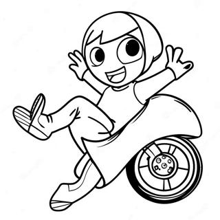 Go Go Tomago In Action Coloring Page 51094-11177