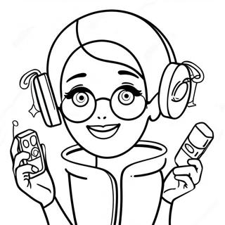 Honey Lemon With Gadgets Coloring Page 51096-11188