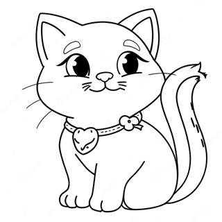 Marie The Kitten Coloring Page 51176-11193