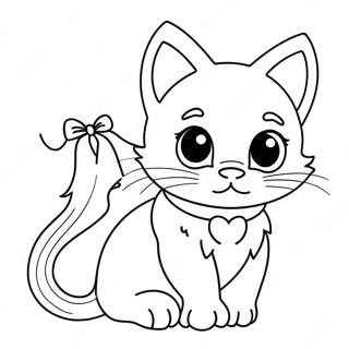 Marie The Kitten Coloring Page 51176-11194