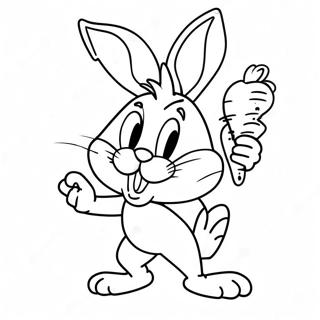 Bugs Bunny With Carrot Coloring Page 51447-11251