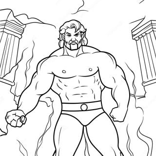 Hercules In The Underworld Coloring Page 52095-11404