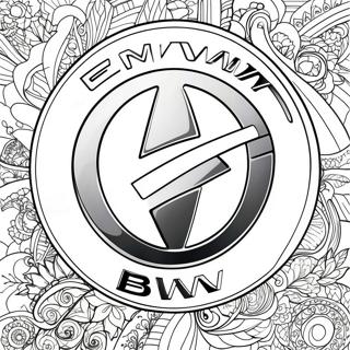 Classic Bmw Logo Coloring Page 52188-11418