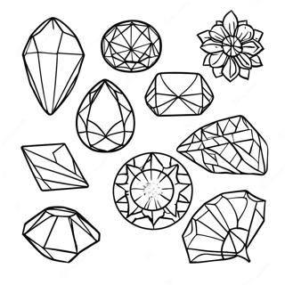 Rare Gemstone Coloring Page 52283-11431