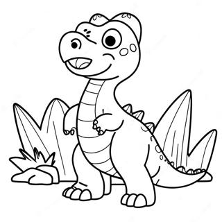 Unique Dinosaur Coloring Page 52284-11434