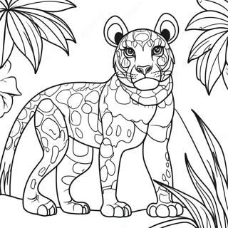 Exotic Animal Coloring Page 52285-11437