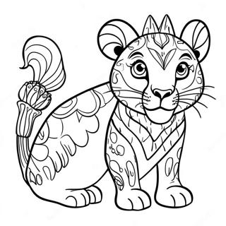 Exotic Animal Coloring Page 52285-11438
