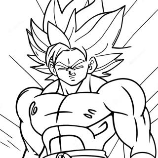 Broly Coloring Pages