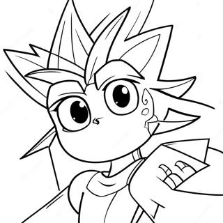 Yu Gi Oh Duel Monsters Coloring Page 52484-11471