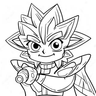 Yu Gi Oh Duel Monsters Coloring Page 52484-11472