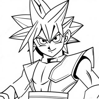 Yugi Muto In Battle Coloring Page 52485-11473