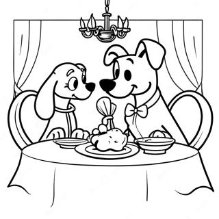 Lady And The Tramp Coloring Pages