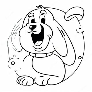 Cute Pluto With A Happy Face Coloring Page 52752-11532