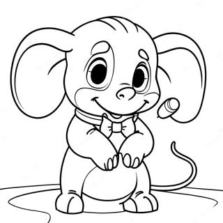 Dumbo With Timothee Mouse Coloring Page 52850-11554