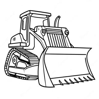 Construction Site Bulldozer Coloring Page 53032-11590