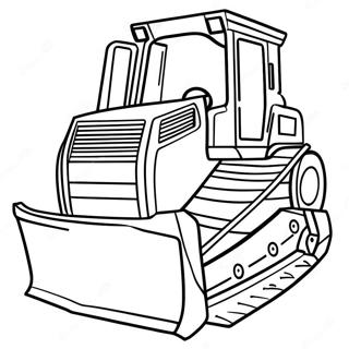 Construction Site Bulldozer Coloring Page 53032-11591