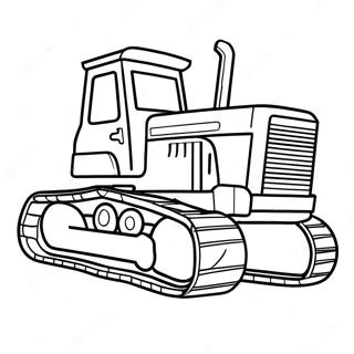 Construction Site Bulldozer Coloring Page 53032-11592