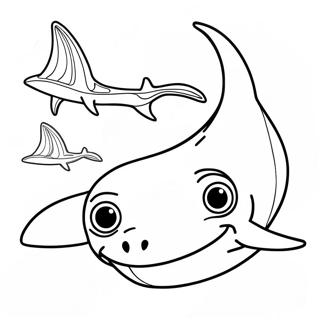 Hammerhead Shark Coloring Pages