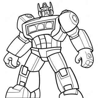 Rescue Bots Optimus Prime Coloring Page 53384-11670