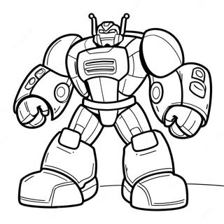 Rescue Bots Bumblebee In Action Coloring Page 53385-11675