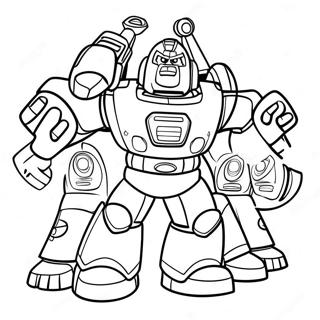 Rescue Bots Medix Helping Friends Coloring Page 53388 11686