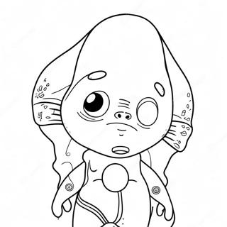 Tata The Alien Coloring Page 53563-11715