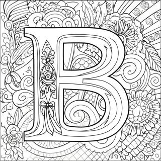 Letter B Coloring Pages