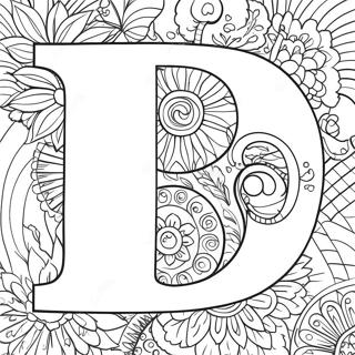 Bright Letter B Coloring Page 53647-11743