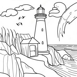 Lighthouse Coloring Pages