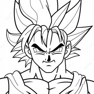 Gogeta Coloring Pages