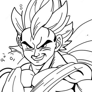 Gogeta With Energy Aura Coloring Page 54182-11865