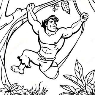 Tarzan Coloring Pages