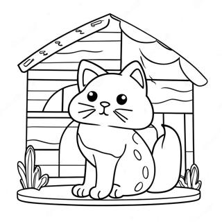 Gabbys Dollhouse Coloring Pages