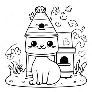 Gabbys Dollhouse Coloring Pages