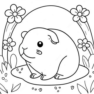 Guinea Pig Coloring Pages