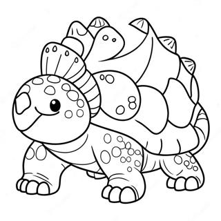 Ankylosaurus Coloring Pages