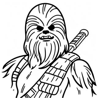 Chewbacca With Bowcaster Coloring Page 5537 466